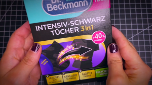 Dr Beckmann Intensive black cloths for intense black and smooth fibres 6 Sheets