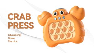 Ready Stock English Version Push Game Console Educational Toys Pop It Game Machine Quick Push Games Puzzle Game