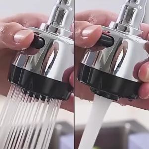 Keran Air Angsa Fleksibel 2 Mode Drat 1/2 Inc Kran Cuci Piring Wastafel Tembok Sink Minimalis Premium Keran
