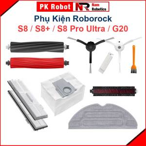 Phụ kiện Roborock S8 S8+ S8 Pro Ultra G20 Chổi Cạnh Bộ Lọc Hepa Khăn Lau Túi Đựng Bụi///