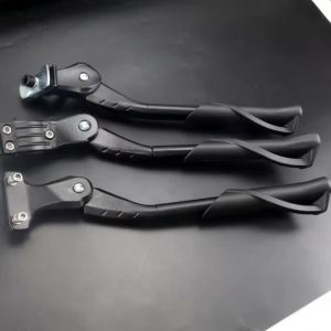 Kickstand Bike Single Support Lithium Battery Aluminum Alloy Side Foot Support Double Hole Adjustable Stand Sports Outdoor