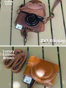 Leather Camera Case for RX100M6 M4 M3 M7 ZV1