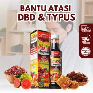 SARI KURMA MADU ANGKAK 470 GRAM  SAKURA DARUSYIFA | BANTU MENGATASI ANEMIA DAN MENINGKATKAN TROMBOSIT