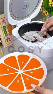 COSY Sendok Centong Nasi Transparan Anti Lengket Bentuk Monster Tahan Panas Food Grade