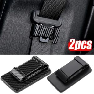 2PCS Universal Seat Belt Holder Stabilizer Fastener Style For VW BMW KIA Honda Nissan Hyundai Car Interior Accessories