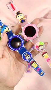 Jam Tangan Digital Anak LED Dengan Karakter Kartun Labubu Yang Lucu Dan Fitur Strap Rubber Berlampu