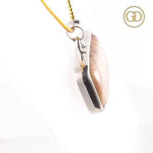 จี้เงินสเตอร์ลิง ประดับ อะเกต Agate