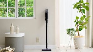 IRIS Ohyama SCD-181P Cyclone Cordless Stick Vacuum Cleaner Handy Lightweight Self-Propelled Power Head Black