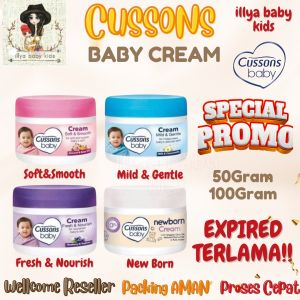 Cussons Baby Cream 50Gr/100GR Krim Bayi/Pelembab Kulit Bayi/Perawatan Kulit Bayi/Cream Bayi