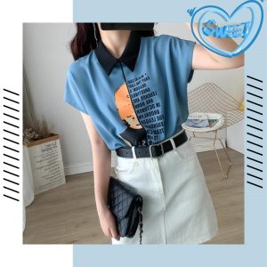 QDshop เสื้อยืดแฟชั่นเกาหลี ใส่แล้วดูดีมาก ใครใส่ก็รอด แขนสั้น ใส่สบาย ราคาแสนจะคุ้ม