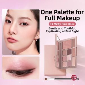 CARSLAN | Ten-Color Highlight Contour Blush Eyeshadow Palette