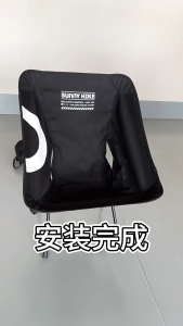 Kursi Camping Lipat  Outdoor Folding Moon Chair Aluminium Kursi Penyimpanan Portabel untuk Berkemah Luar