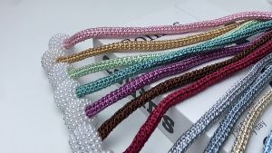 OFM-C1231 Tali Pengikat Gorden Mutiara Model Klip Pengait Hordeng Curtain Ball / Tali Tirai Jendela