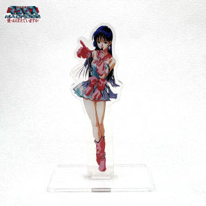 Acrylic Standee 12cm Height Macross One Bright Lin Mingmei Figure Collectible Anime Model Toy Static Display Stand
