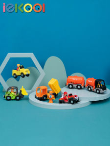 iekool | Wooden Magnetic Compatible Boys Toy Train