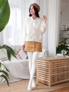 New White Ballet Dance Tights Spring Autumn Plus Size Tight Women Velvet Tight Breathable Stretchy Stocking Female Pantyhose