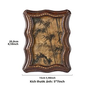 1PC Cong Nhựa Khung Ảnh Retro Trang Trí Hiên Nhà Thiết Kế Cho Phòng Ngủ Bàn Học Hình Dạng Không Đều Hình Ảnh Phụ Kiện Trang Trí