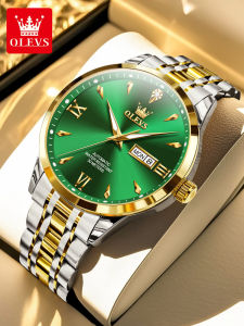 OLEVS | Green Submariner Style Automatic Mens Watch