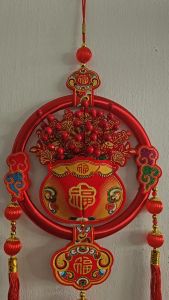 Dải Dây Liễn Treo Hình Túi Thần Tài Hút Tài Lộc Trang Trí Tết Năm Mới