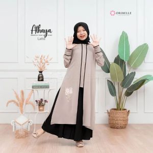 Athaya Tunik Set Kids Bahan Crinkle Apk Bordir Setelan Rok Anak Tanggung Umur 11-14 Tahun Terbaru