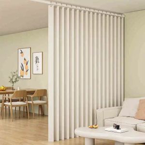 high 240cm Magnetic Folding Curtain Room Divider Curtain custom size
