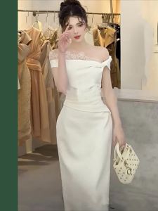 Elegant Off-Shoulder Dress for Women