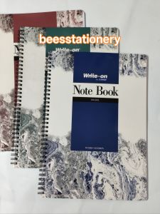 Write-on Note Book A4 spiral 70 GSM 50 sheets marbled design