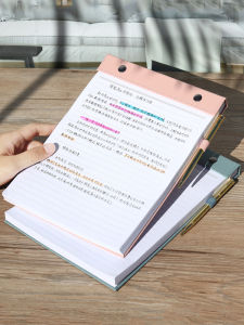 A4 Sticky Note Book Replaceable Tearable Notebook Work Memo Pad Study Material Business Supplies Paper Book Clip Organizer