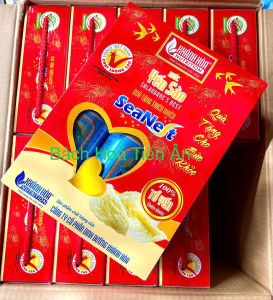 Yến Hộp quà( hộp lớn ) SeaNest Khánh Hòa( 3% Tổ yến ) 190ml x 6 lon tết an khang