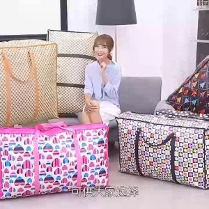 Túi bạt dứa đựng chăn mền quần áo đồ dùng vận chuyển cỡ đại 80*60*35 cm  siêu bền chống nước