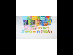 Lion Magnetic Fridge Magnets Alphabet ABC Letters Number Stickers Set Early Education Puzzle Toys For Kids Boys Girls Gifts