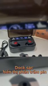 Tai nghe bluetooth S10 Pro sky5 V5.2 cảm ứng vân tay Chống nước tiêu chuẩn IPX7 kiêm sạc dự phòng - Bảo hành 1 ĐỔI 1 từ MƯỜNG THANH ROYAL