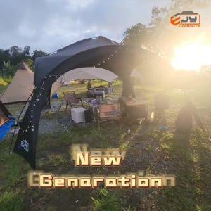 EJY™ Dome Tent Shelter 210D Black Coating Portable Dome Tent Camping Mountainhiker Dome Shelter Flysheet Tarp Camping Khemah 山之客穹顶帐篷