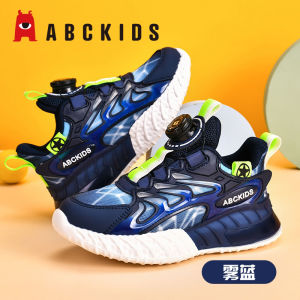 Giày Thể Thao Lưới Thoáng Khí Cho Trẻ Em Mùa Xuân Thu ABCKIDS Giày Thể Thao Nam Trẻ Em Khóa Xoay Giày Trẻ Em Thoải Mái Chống Trượt