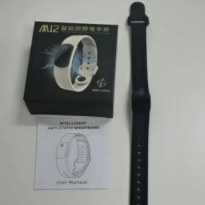 M12-SE Anti-static Silicone Bracelet Men Women Fashion Waterproof Adjustable Winter Human Body Static Eliminator