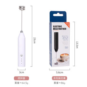 Handheld Small Electric Egg Beater Milk Frother Coffee Whisker Milk Frothing Machine Home Use Milk Foam Maker Kitchen Tool