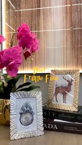 Bosca Living - Deer Photo Frame / Bingkai Figura Frame / Foto Frame Meja Gold Mewah Estetik