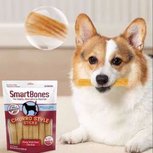 Smartbones Dog Chew Sticks 6 Pack Dental Treats Long Lasting Dog Teeth Cleaning Bones Pet Training Snacks Durable Dog Toys