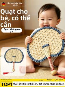 Mosquito Repellent Handmade Rattan Fan