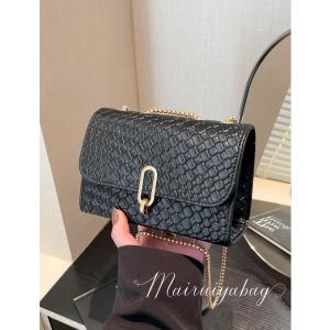 New Womens Crossbody Bag Luxury Versatile Underarm Single Shoulder Chain Woven Small Square Bag Fashionable Retro Style