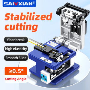 SAIVXIAN FC-6S optical fiber cutter FTTH optical cable cutter optical cable cold cutting tool 16-surface blade