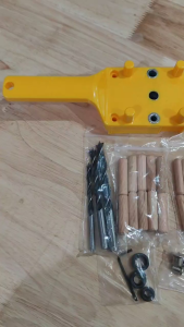 QBLADE Pocket Hole Jig Stopper Alat Pelubang 3154B Kuning