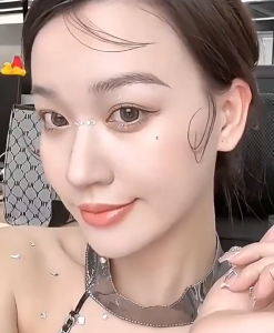 2 Points Liquid Eyebrow Pencil Waterproof & Long Lasting Anti Luntur Natural Eyebrow Tahan Lama 2 Tip Eye Brow Pencil