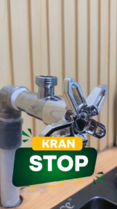 Stop Kran Single 1/2 Jantung Kuningan FLUSSO | Kran Wastafel Cuci Piring | Kran Closet 593