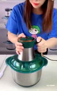 4500W เครื่องบดเนื้อ ความจุ5ลิตร6ใบมีด เครื่องปั่นหมู เครื่องปั่นพริก ทำสะอาดง่าย เครื่องบดเนื้อไฟฟ้า เครื่องผสมอาหาร