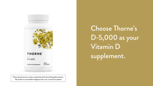 Thorne Vitamin D-5000 60 Capsules