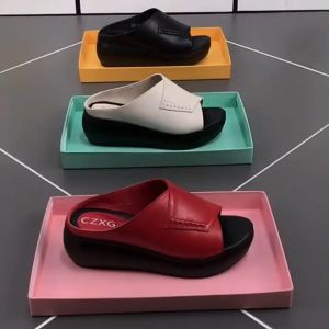 Sandal wedges Wanita Kekinian Terbaru 2024 / Sendal Model Import Korea Model Calbi