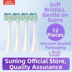 Initial June Soft Bristle Electric Toothbrush Head for Children Baby Replacement Head Midea Beautiful Oral Care Smart Product