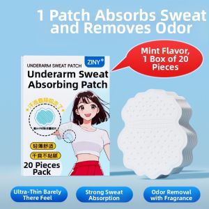 Ultra-Thin Invisible Anti-Sweat Pads for Armpits Men Women Disappearing Sweat Absorbent Pads Breathable Privacy Patches