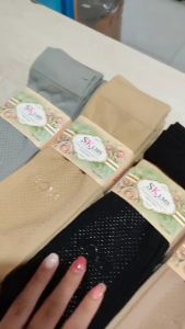 JJ001 Kaos Kaki Jempol Kaos Kaki Jari Kaus Kaki Muslimah Kaos Kaki Dua Jari Polos Tinggi Kaos Kaki Stocking Muslim